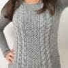 Abella - Pull femme au tricot - Torsades - Maloraé Designs