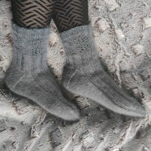 Salvia socks, chaussettes au tricot