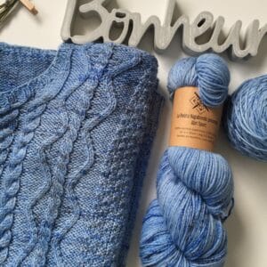 Paridae, pull au tricot pour femme - Torsades - Maloraé Designs