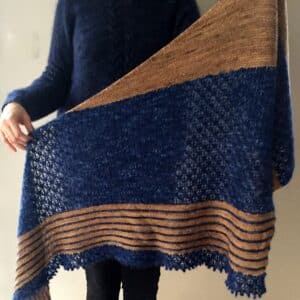 Hellébore - Châle au tricot - Maloraé Designs