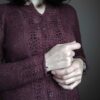 Zinnia - Gilet au tricot pour femme en dentelle et jersey - Maloraé Designs