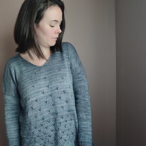 Pull Montana - Dentelle - Patron tricot femme - Maloraé Designs