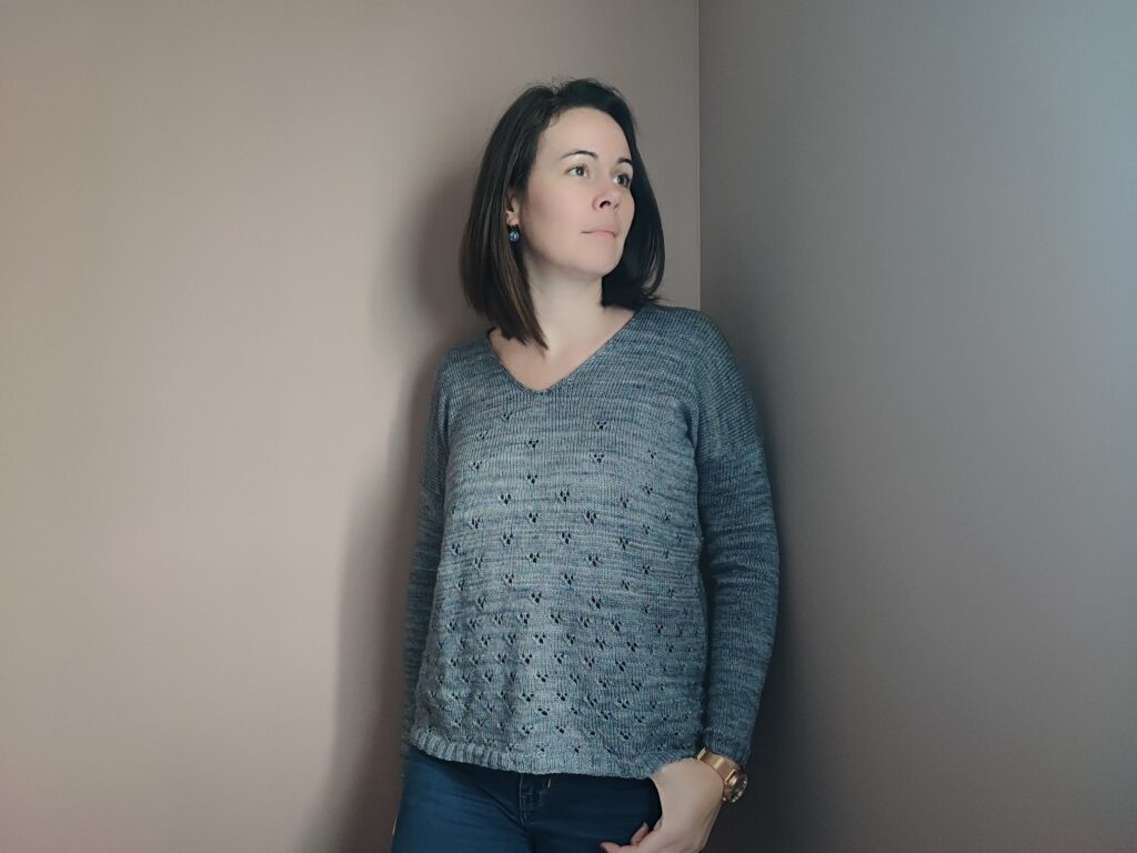 Pull Montana - Dentelle - Patron tricot femme - Maloraé Designs