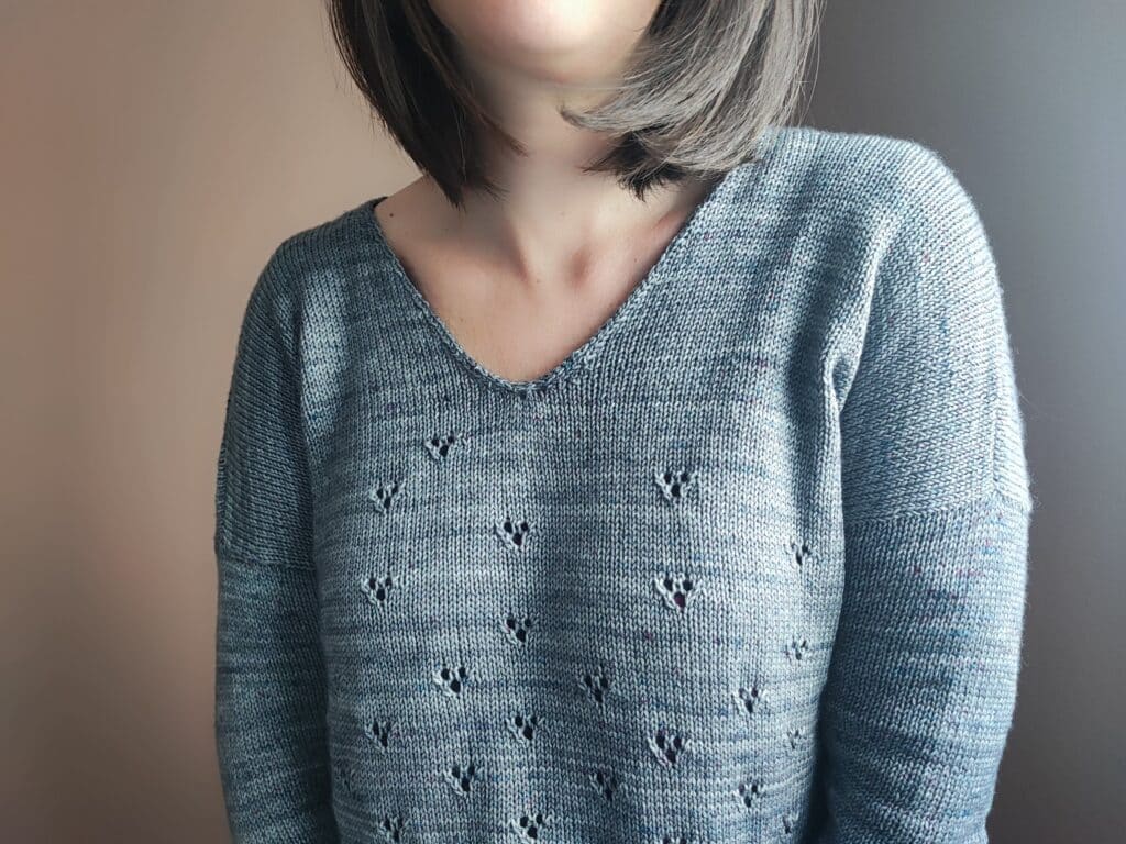 Pull Montana - Dentelle - Patron tricot femme - Maloraé Designs