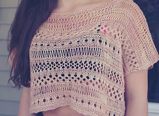 Cancun boxy lace top