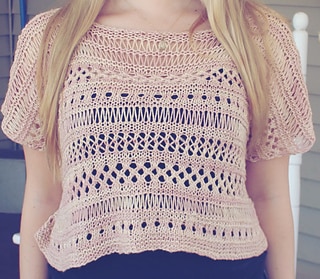 Cancun boxy lace top