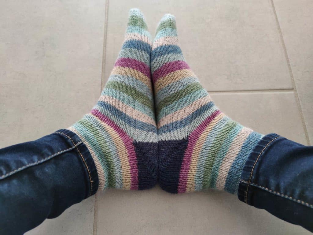 Chaussettes au tricot