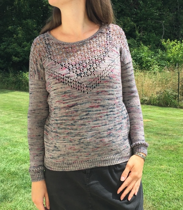 Pull au tricot pour femme