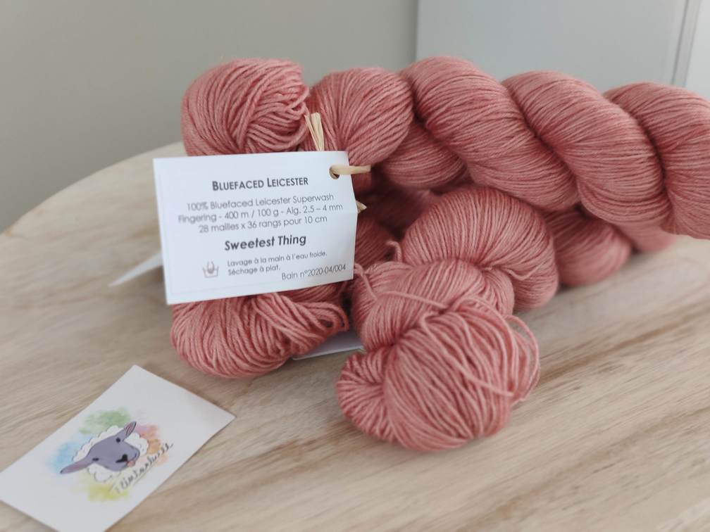 Albizia - Gilet en dentelle pour femme en BFL de Teinturlurée