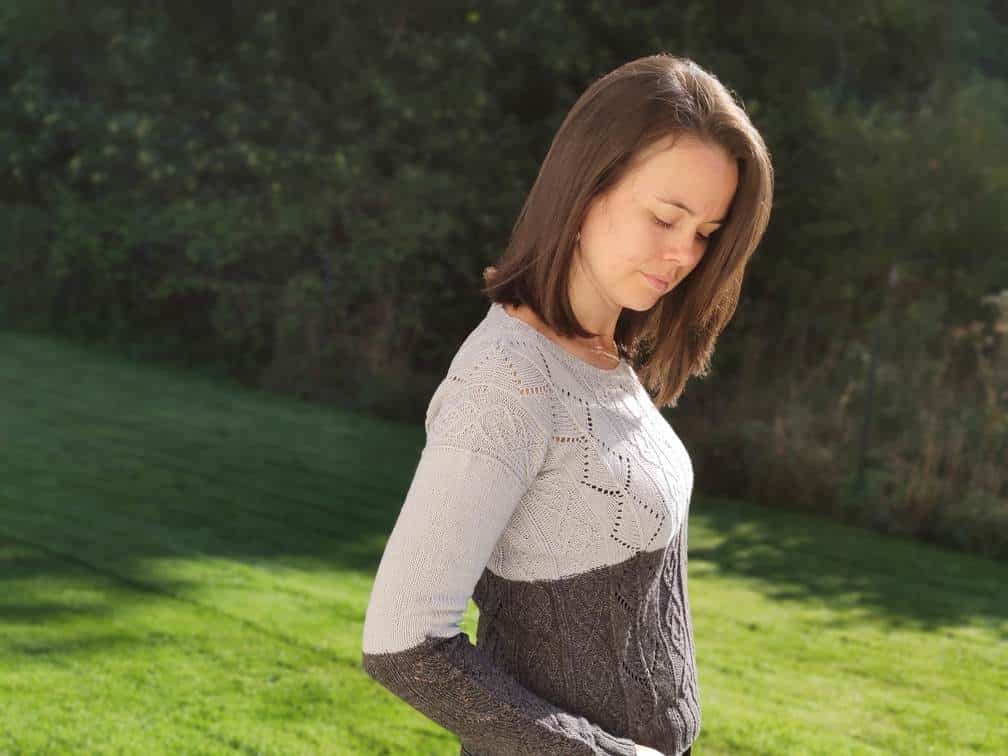 Santoline, Pull colorblock pour femme au tricot