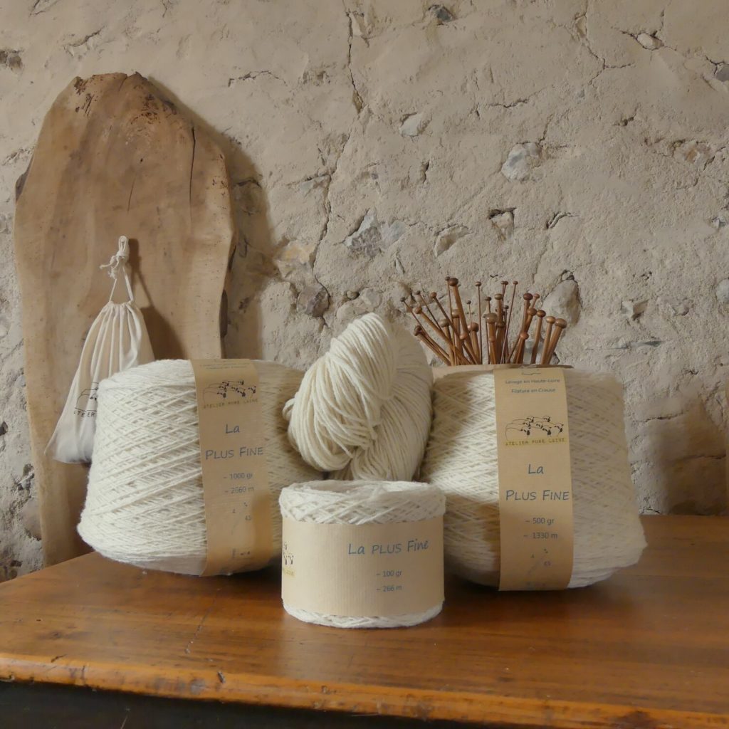 Conditionnement de La plus fine - Atelier pure laine