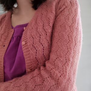 Albizia - Patron de gilet en dentelle - Tricot - Maloraé Designs