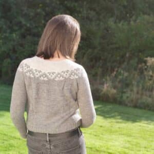 Ixia (sweater) - pull en yoke en jacquard