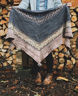 Châle Kodikas - 10 modèles de châles au tricot pour l'automne