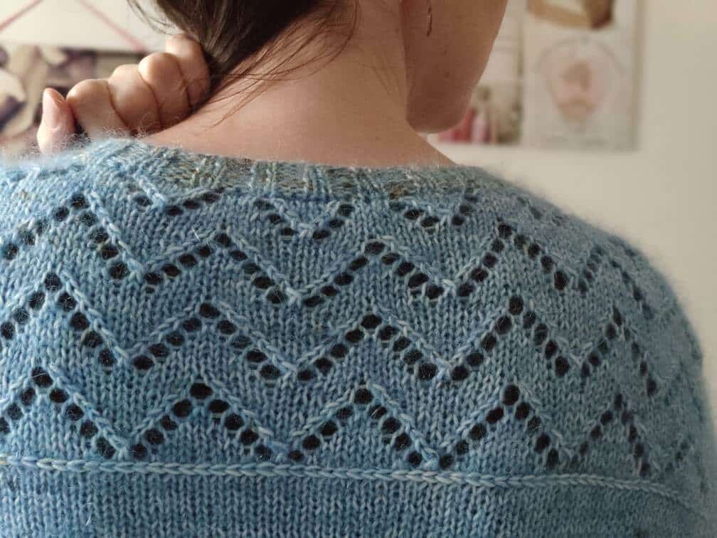 Achillée cardigan - Dos- dentelle