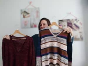 Polygonia - Pull rayé - Maloraé Designs