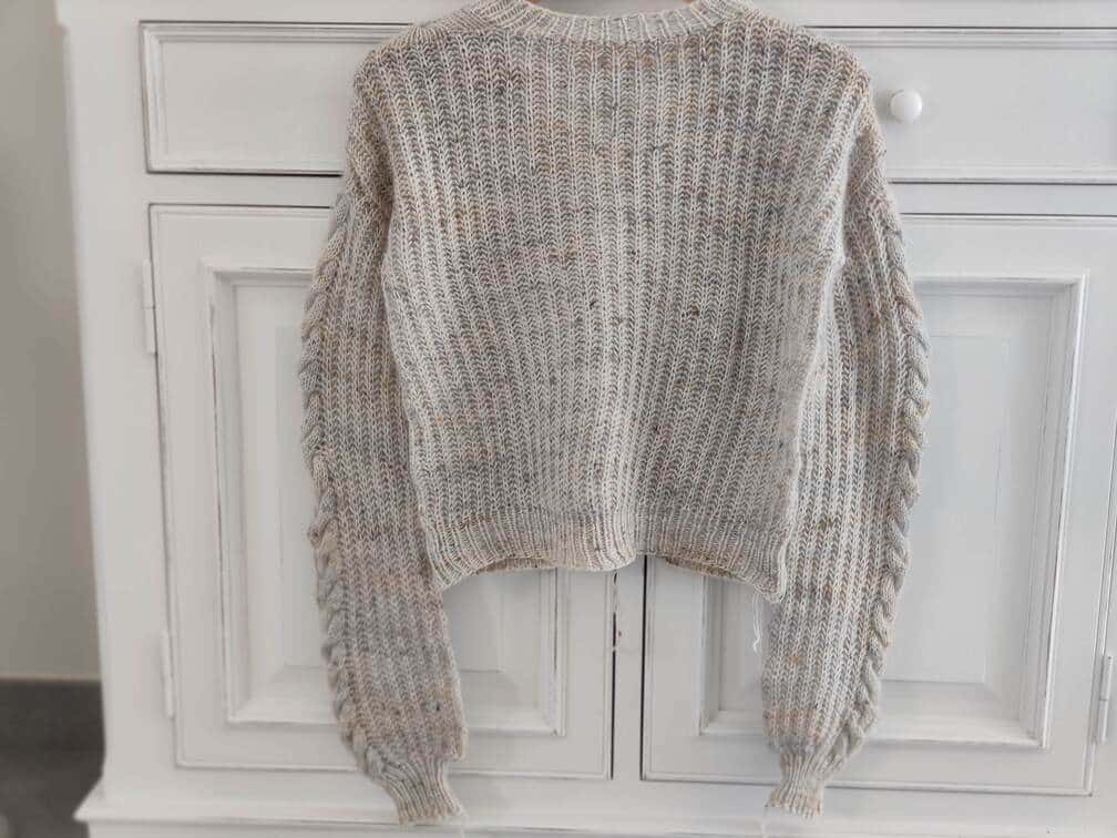 Linen cardigan - Tricot texture - Maloraé Designs