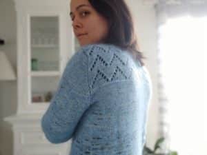 Achillée Cardigan - Gilet au tricot - dentelle - Maloraé Designs