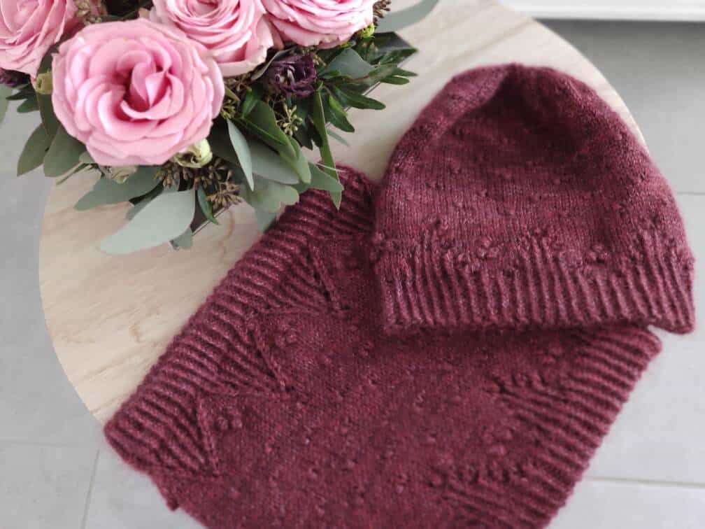 Malva (hat & cowl) - Modèles au tricot - Maloraé Designs