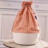 Panier à projets tricot - Orange - Taille L - Maloraé Designs
