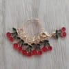 Lot anneaux marqueurs tricot - Cerises - Maloraé Designs