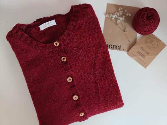 Watsonia cardigan - Gilet raglan au tricot - Femme - Maloraé Designs