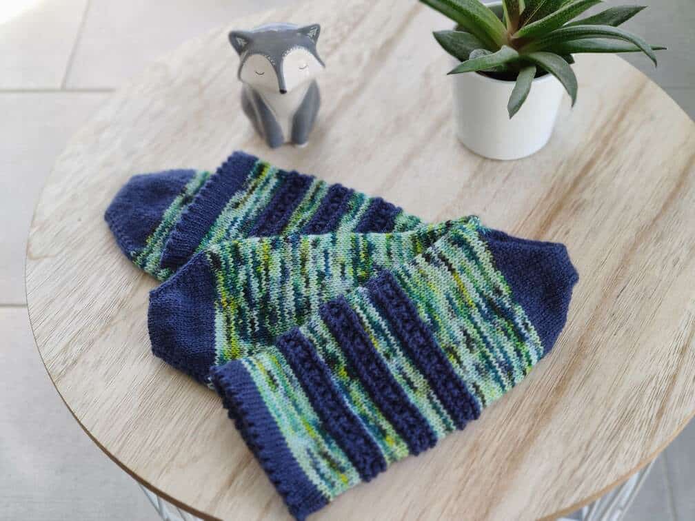 Camassia socks - Collection chaussettes - Tricot - Maloraé Designs