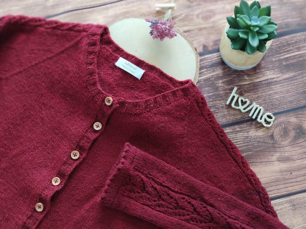Watsonia cardigan - Gilet raglan au tricot - Femme - Maloraé Designs