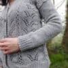 Fougère cardigan - Modèle au tricot pour femme - Maloraé Designs