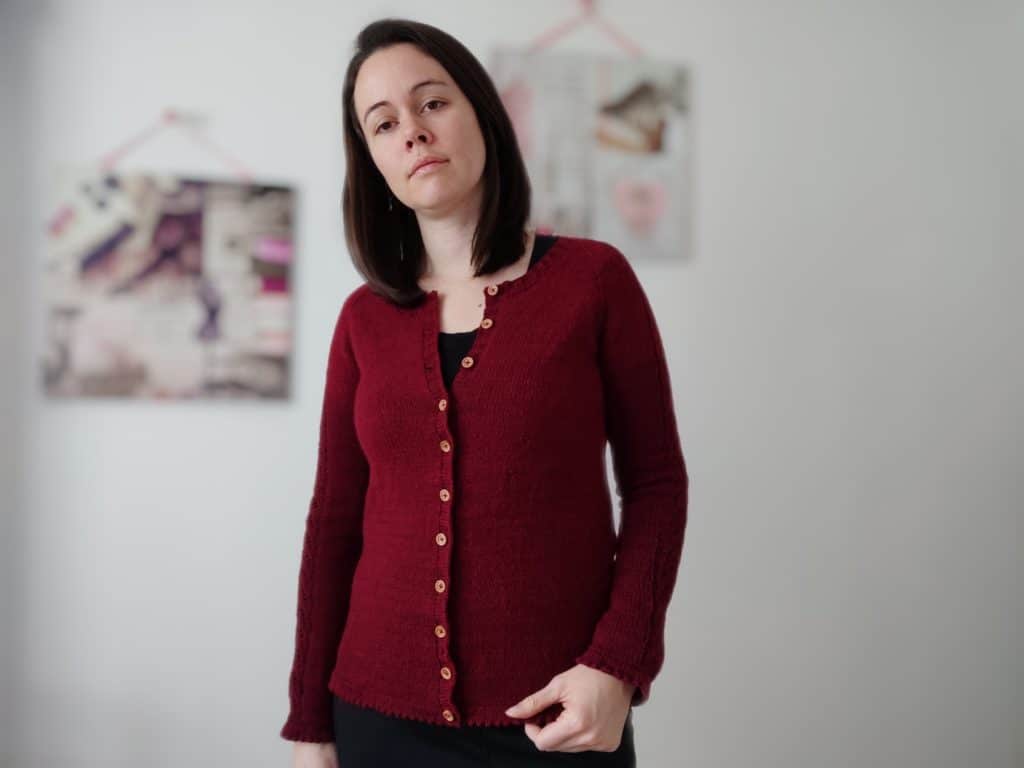 Watsonia cardigan - Gilet raglan au tricot - Femme - Maloraé Designs