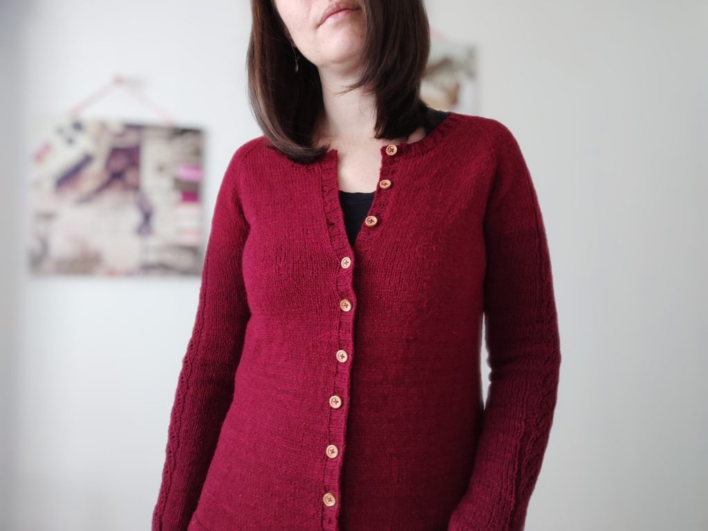 Watsonia cardigan - Gilet raglan au tricot - Femme - Maloraé Designs