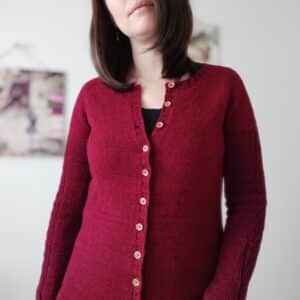 Watsonia cardigan - Gilet raglan au tricot - Femme - Maloraé Designs