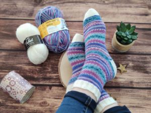 Chaussettes au tricot - Tuto gratuit - Épisode 22 - Maloraé Designs