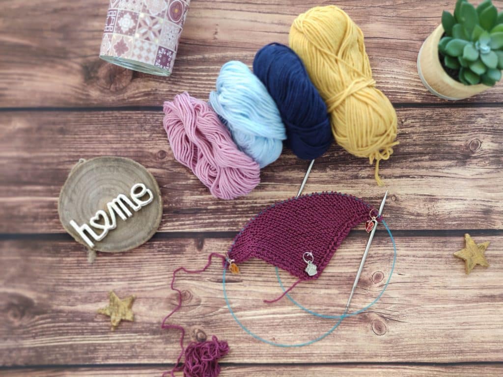 Couverture au tricot - Maloraé Designs - Épisode 22