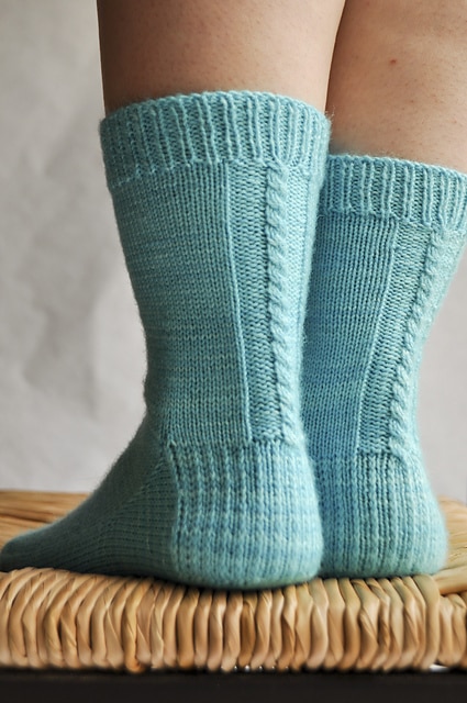 Les chaussettes de la schtroumpfette - Tricot chaussettes - Patrons gratuits - Maloraé Designs