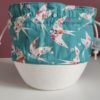 Panier projet tricot - Taille S - Hirondelles - Maloraé Designs
