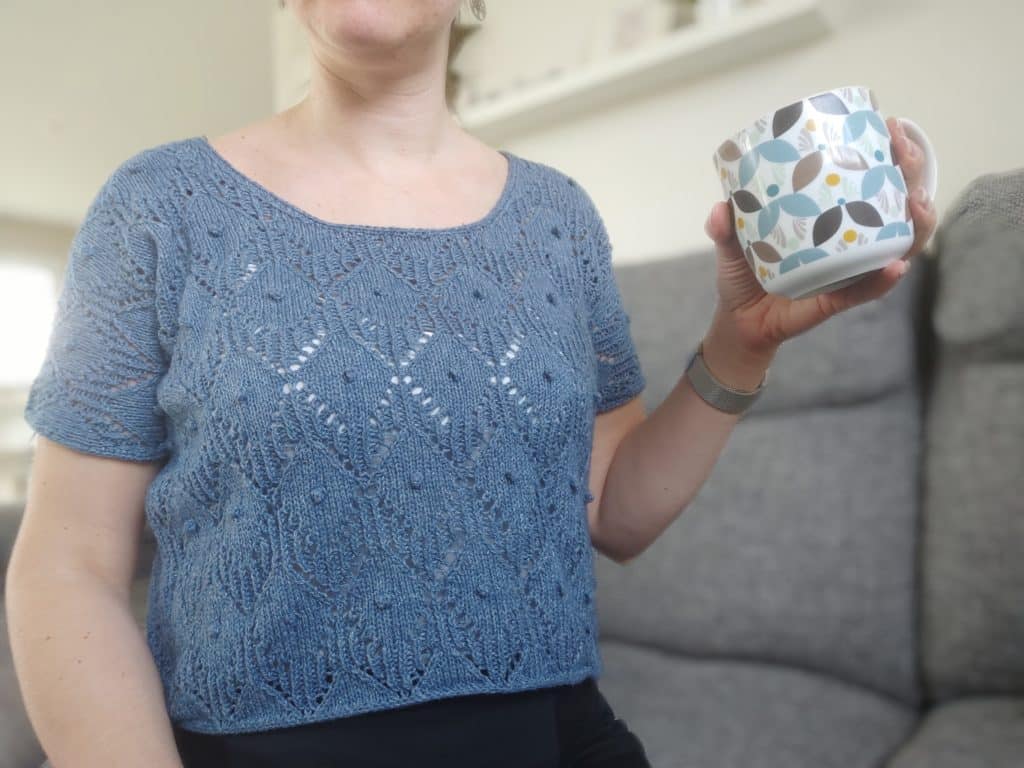 Lithoroda - Tee-shirt estival - Modèle tricot pour femme - Maloraé Designs