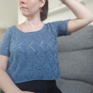 Lithoroda - Tee-shirt estival - Modèle tricot pour femme - Maloraé Designs
