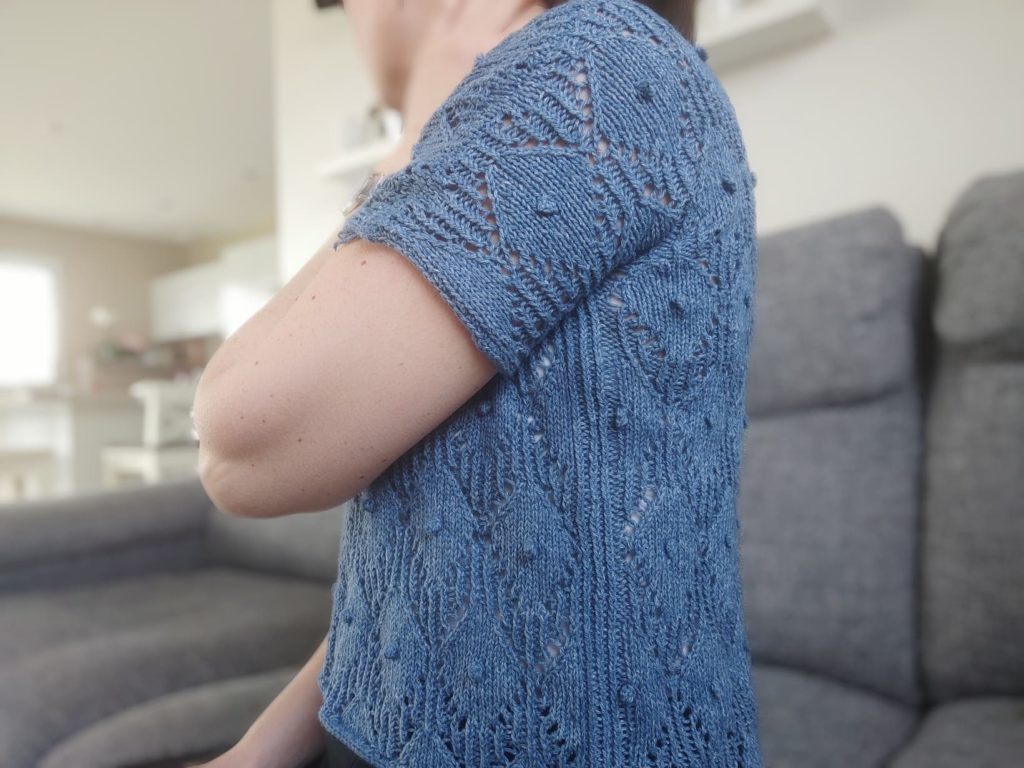 Lithoroda - Tee-shirt estival - Modèle tricot pour femme - Maloraé Designs