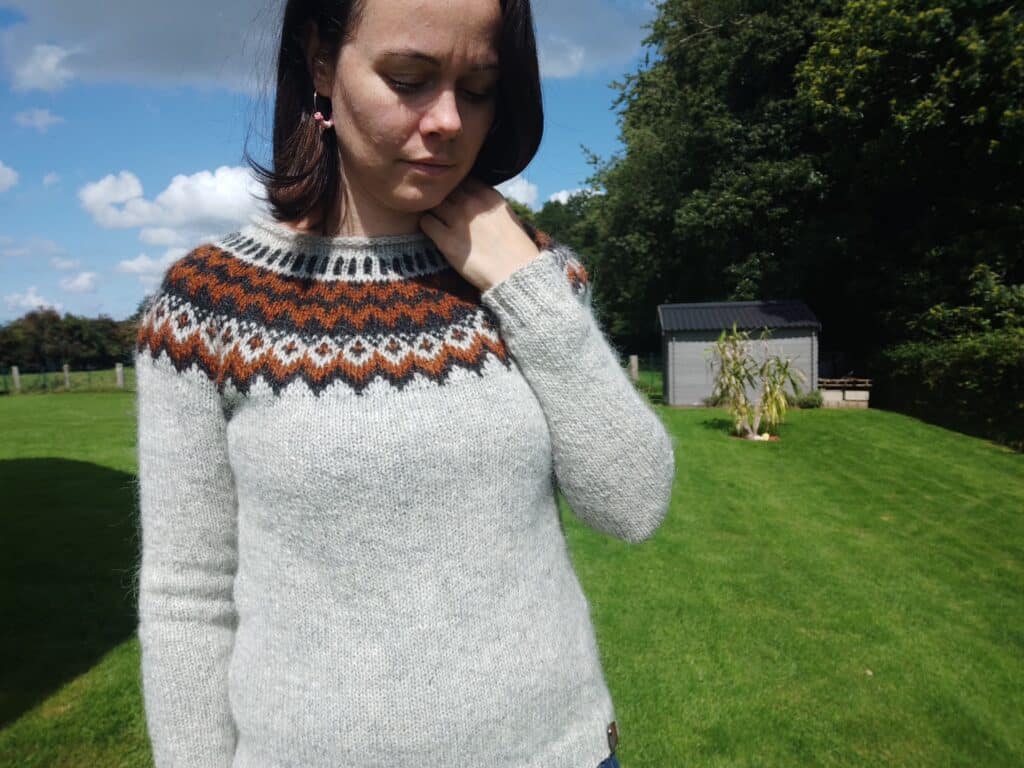 Uncinia -Pull jacquard femme au tricot - Maloraé Designs
