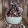 Panier projet tricot - Wild burgundy- Taille M - Maloraé Designs