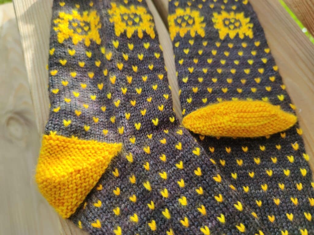 Chaussettes Heliante - Maloraé Designs