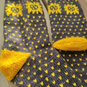 Chaussettes Heliante - Maloraé Designs