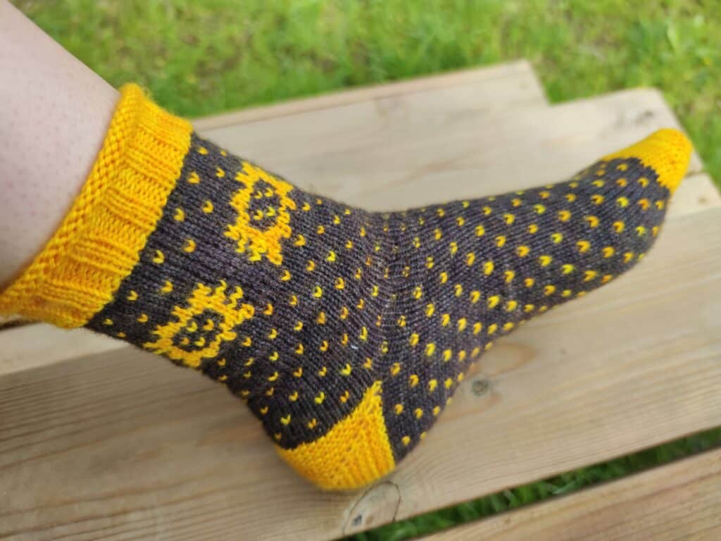 Chaussettes Heliante - Maloraé Designs
