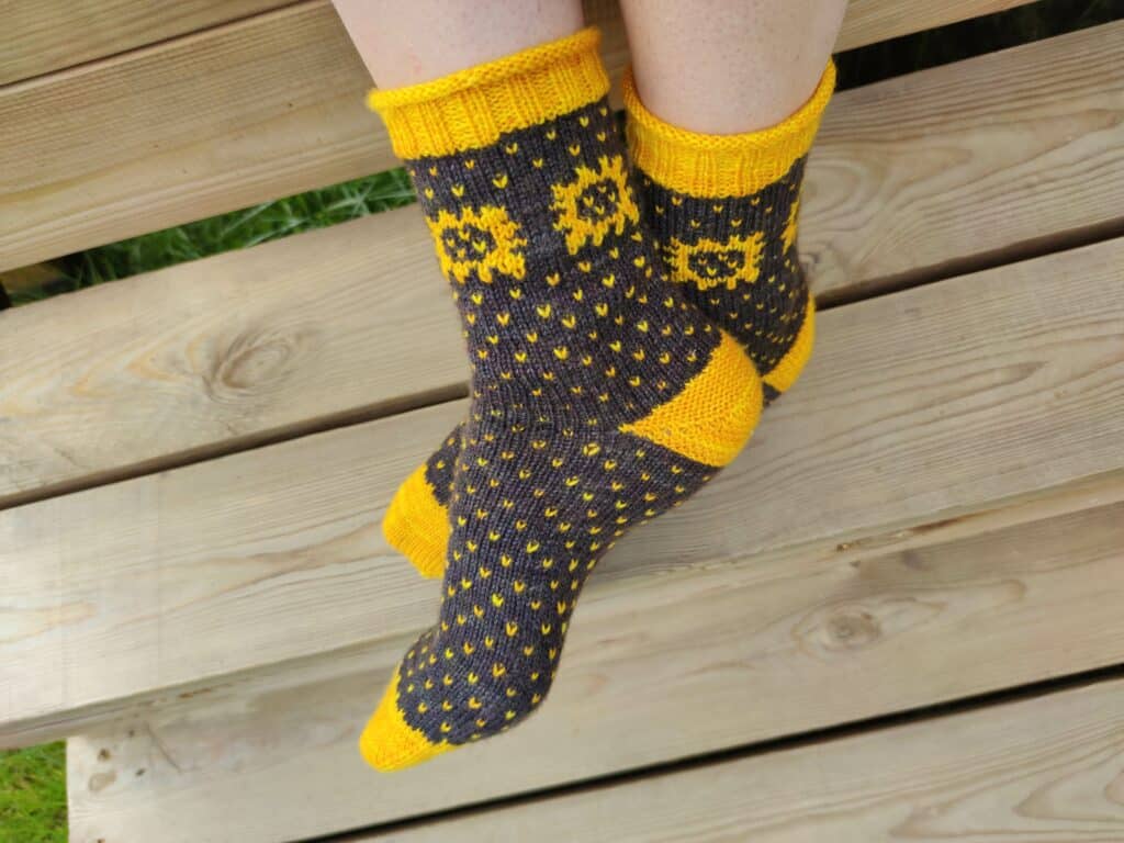 Chaussettes Heliante - Maloraé Designs