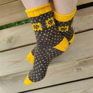 Chaussettes Heliante - Maloraé Designs