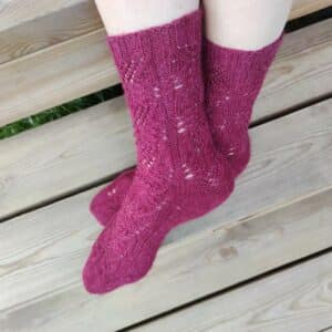 Chaussettes Amarante - Maloraé Designs