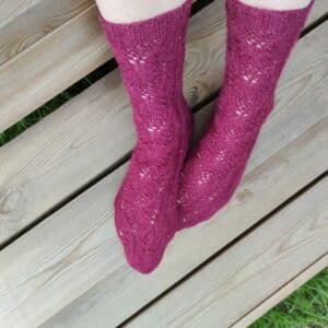 Chaussettes Amarante - Maloraé Designs