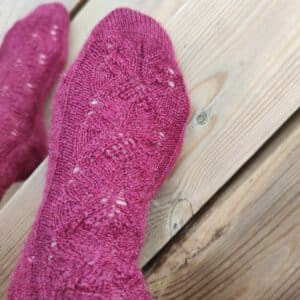 Chaussettes Amarante - Maloraé Designs