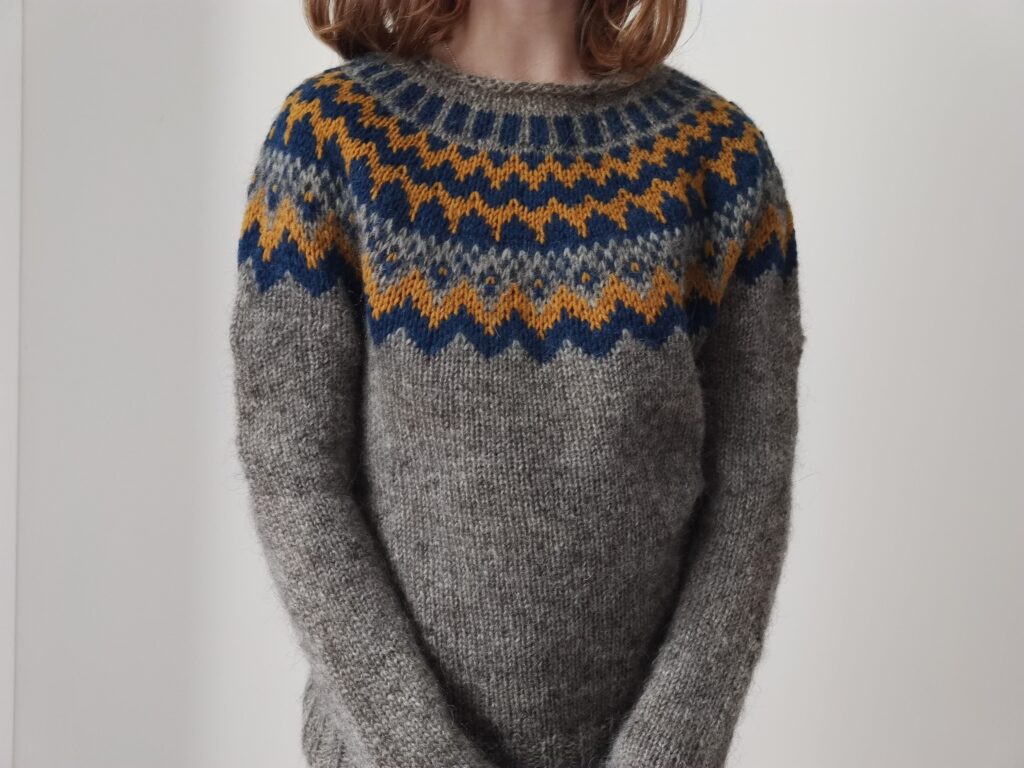 Little Uncinia- Pull jacquard tricot enfant - Maloraé designs